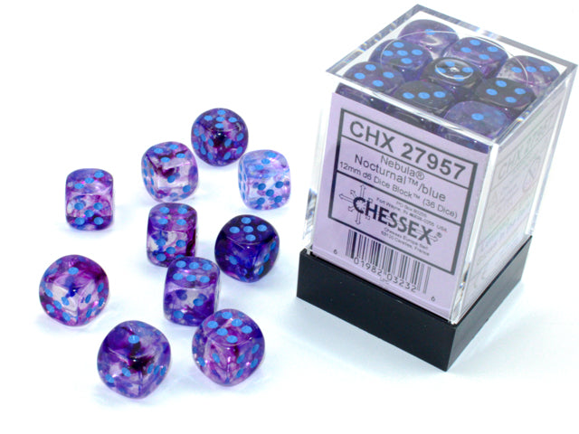 Dices (36D6) - Chessex Nebula (Choose your Color)