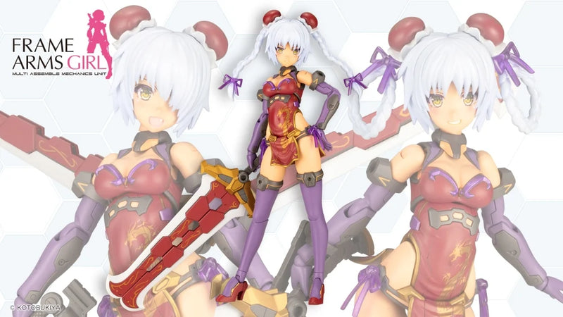 Kotobukiya - Frame Arms Girl - Hresvelgr=Rufus Qipao Ver. Plastic Model Kit