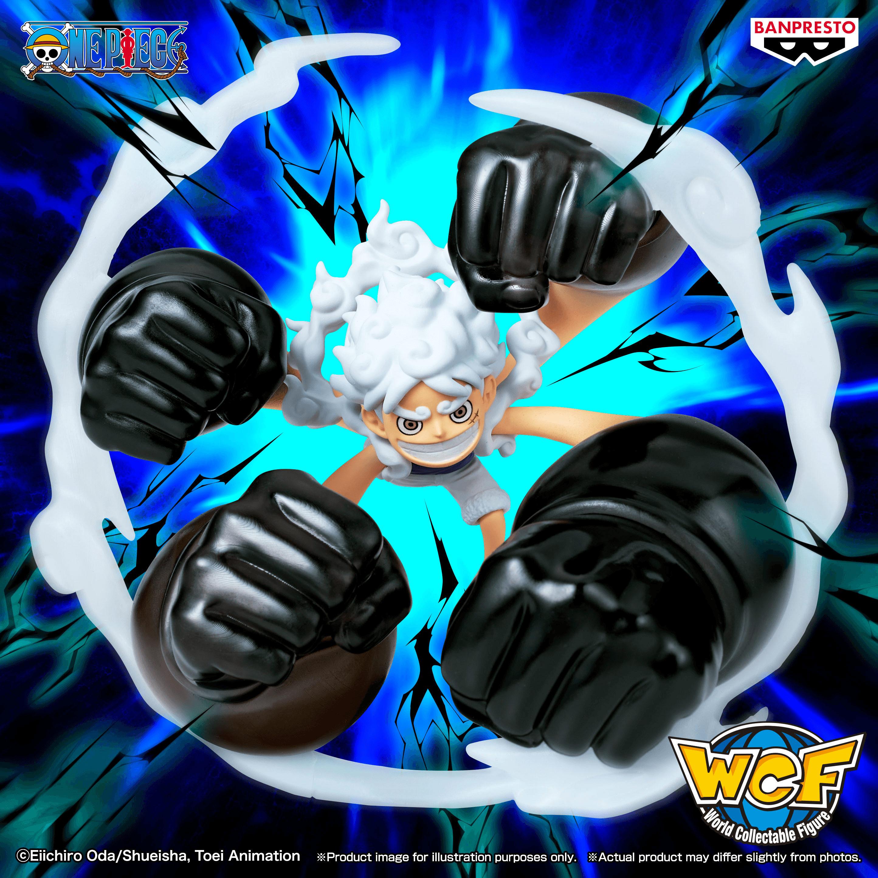 Bandai Hobby - One Piece World-Special Monkey D.Luffy Gear5-Gum-Gum Dawn Gatling - Banpresto Collectible One Piece Figure