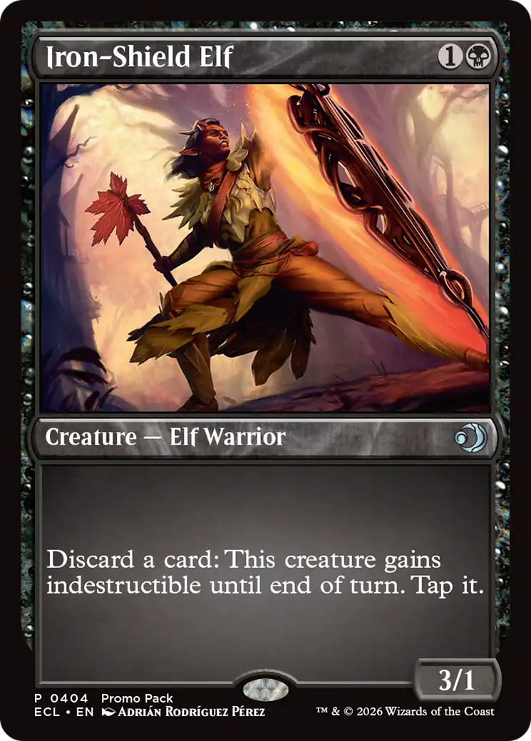 Iron-Shield Elf [Lorwyn Eclipsed Promos]
