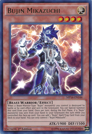 Bujin Mikazuchi [MP14-EN144] Ultra Rare 