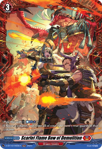 Scarlet Flame Bow of Demolition (D-BT10/FR08EN) [Dragon Masquerade]