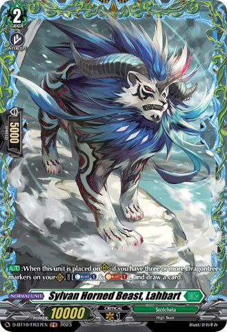 Sylvan Horned Beast, Lahbart (D-BT10/FR37EN) [Dragon Masquerade]