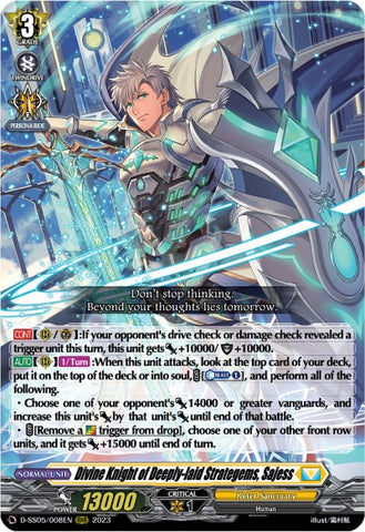 Divine Knight of Deeply-laid Strategems, Sajess (D-SS05/008EN) [D-SS05: Festival Booster 2023]
