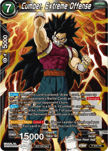 Cumber, Extreme Offense (Championship Selection Pack 2023 Vol.3) (Gold-Stamped Shatterfoil) (P-545) [Tournament Promotion Cards]