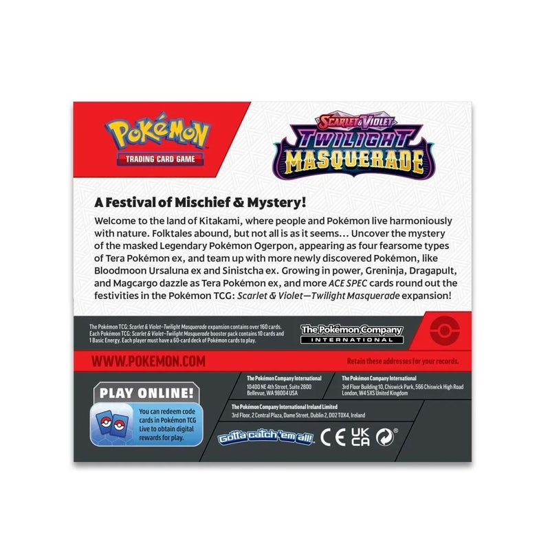 Pokémon - Scarlet & Violet: Twilight Masquerade - Booster Box
