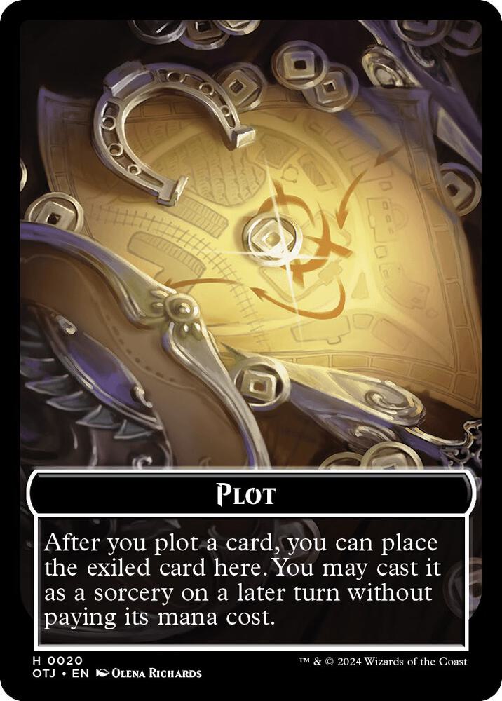 Clue // Plot Double-Sided Token (Back)
