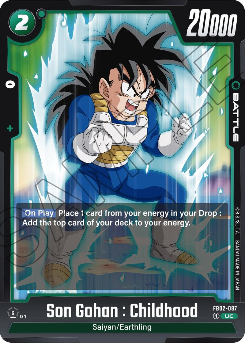 Son Gohan: Childhood (FB02-087) [Blazing Aura] 