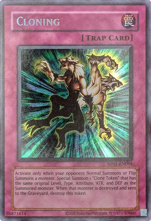 Cloning [RP01-EN094] Secret Rare