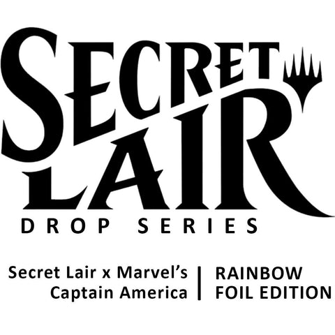 Magic The Gathering - Secret Lair Drop: Secret Lair x Marvel's Captain America (Rainbow Foil Edition)