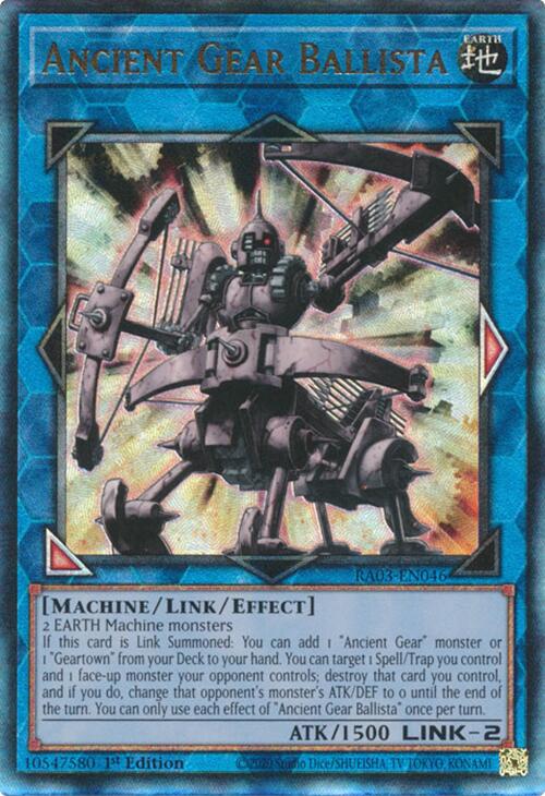 Ancient Gear Ballista (UTR) [RA03-EN046] Ultimate Rare