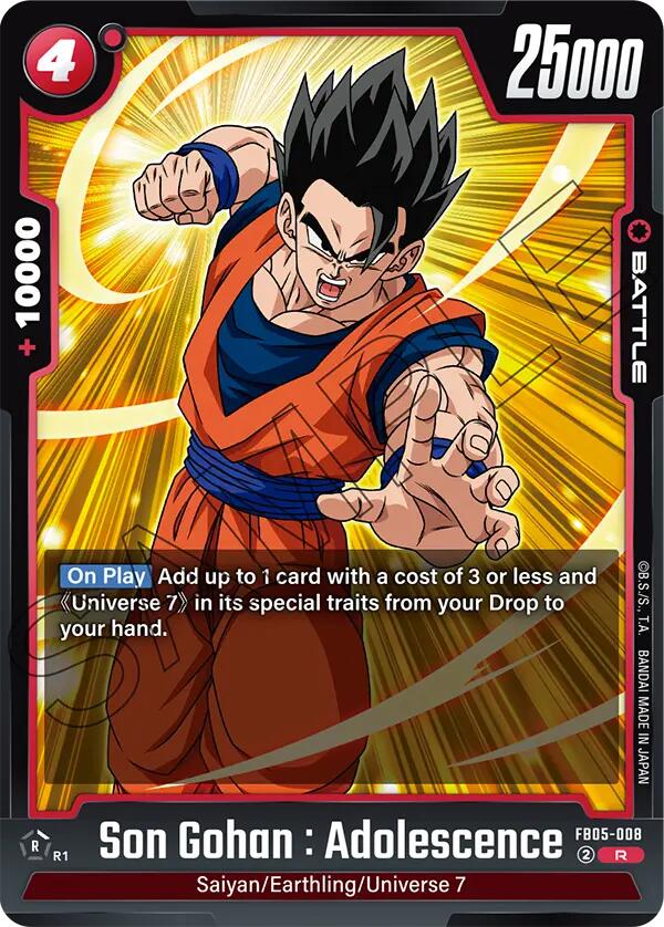 Son Gohan : Adolescence - FB05-008