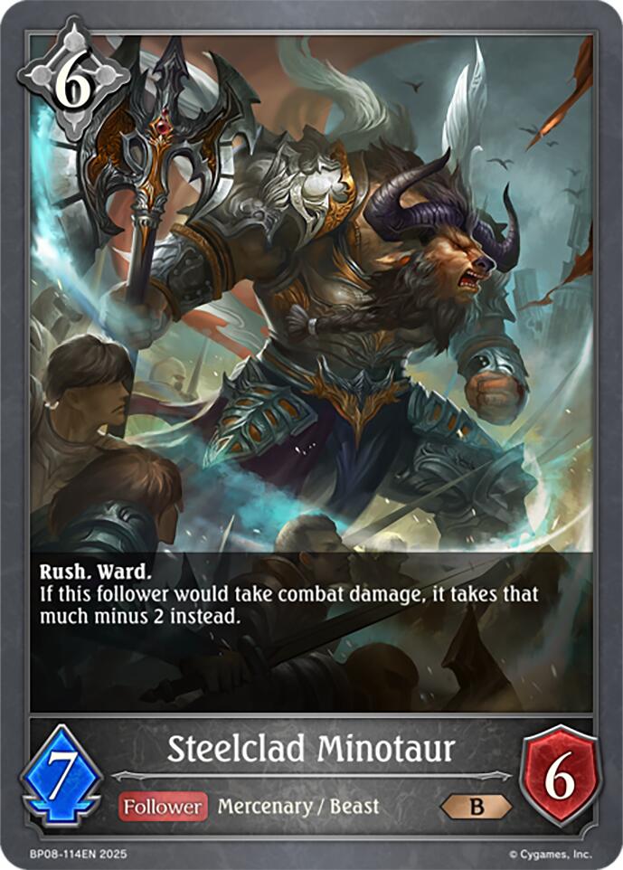 Steelclad Minotaur (BP08-114EN) [Alterchaotica]