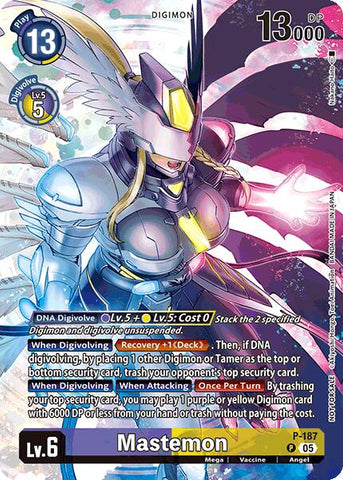 Mastemon [P-187] (BT-21: Illustration Celebration Pack) [World Convergence]