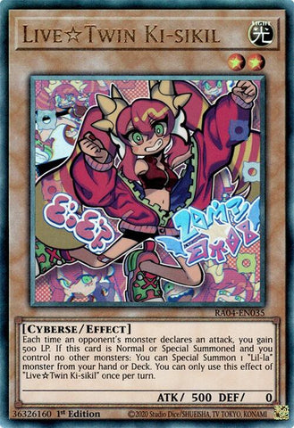 LiveTwin Ki-sikil [RA04-EN035] Ultimate Rare