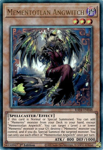 Mementotlan Angwitch [RA04-EN048] Ultimate Rare