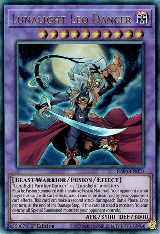 Lunalight Leo Dancer [RA04-EN053] Ultimate Rare