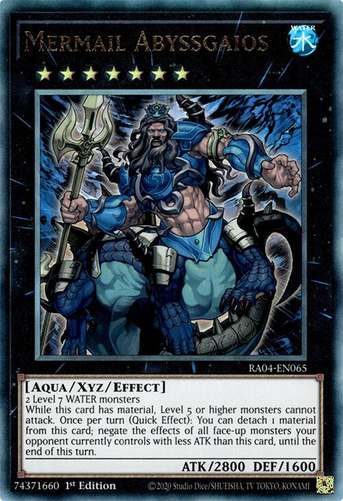 Mermail Abyssgaios [RA04-EN065] Ultimate Rare