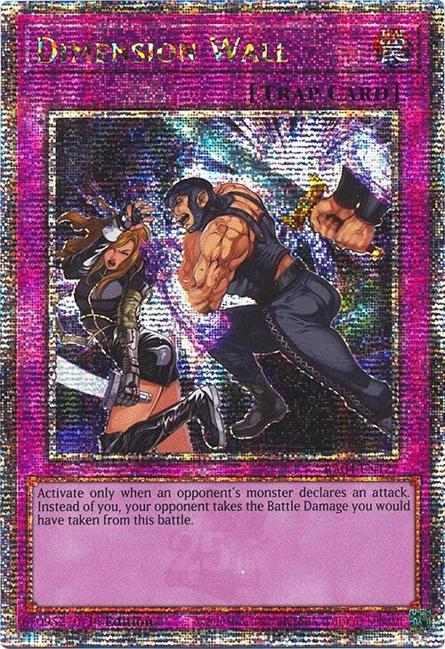Dimension Wall [RA04-EN127] Quarter Century Secret Rare 