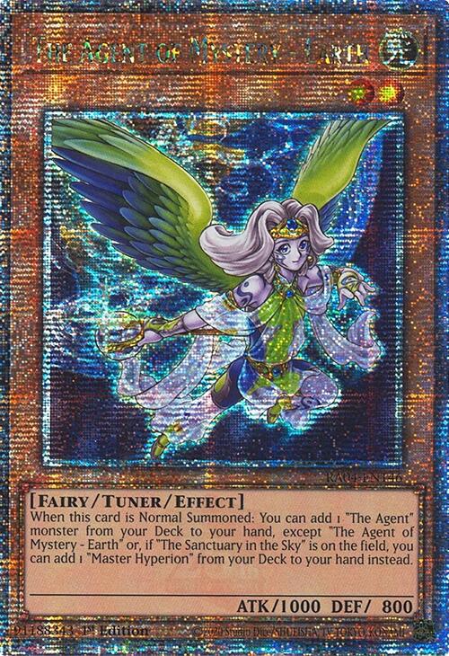 The Agent of Mystery - Earth [RA04-EN146] Quarter Century Secret Rare 