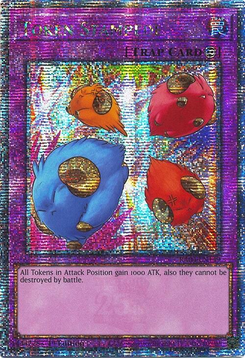 Token Stampede [RA04-EN149] Quarter Century Secret Rare 