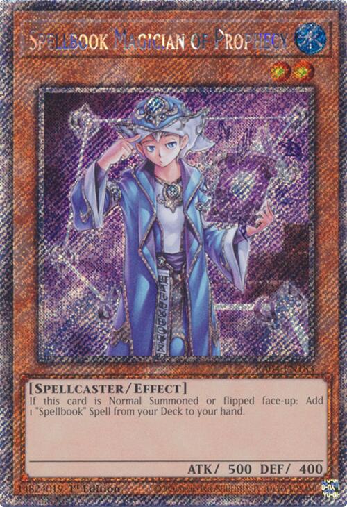Spellbook Magician of Prophecy [RA04-EN183] Platinum Secret Rare 