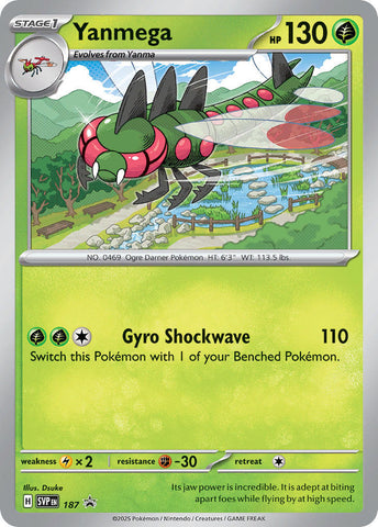 Yanmega (187) [Scarlet & Violet: Black Star Promos]