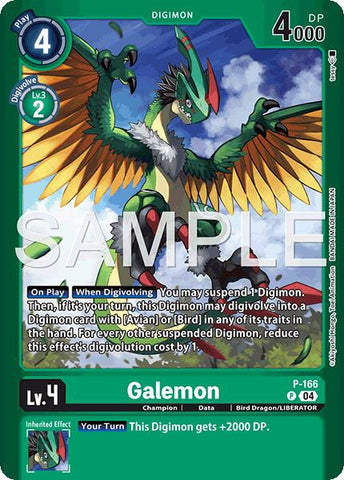 Galemon [P-166] (Limited Card Pack -Billion Bullet-) [Digimon LIBERATOR Promos]