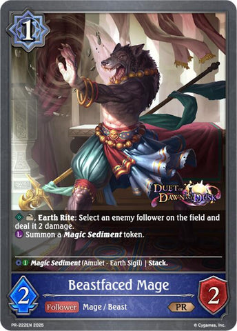 Beastfaced Mage (PR-222EN) [Promotional Cards]