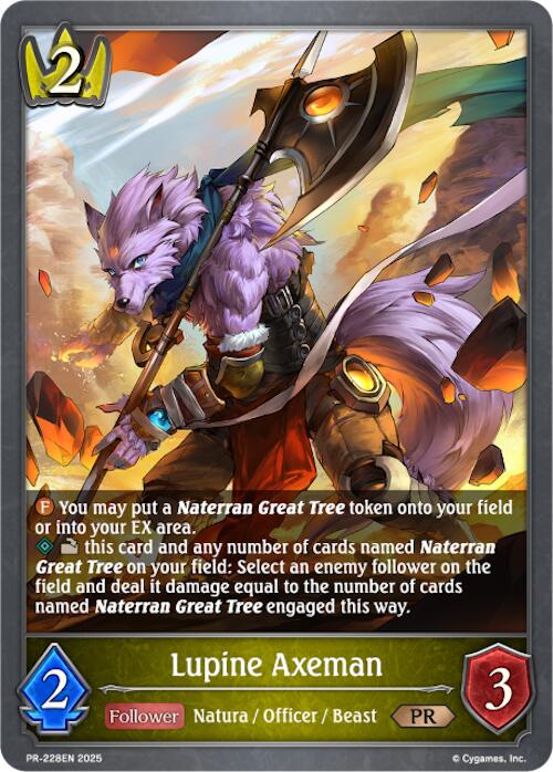 Lupine Axeman (PR-228EN) [Promotional Cards]