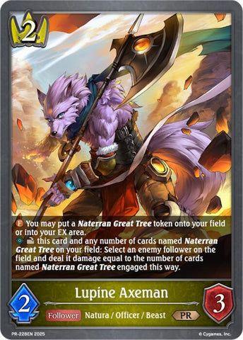 Lupine Axeman (PR-228EN) [Promotional Cards]