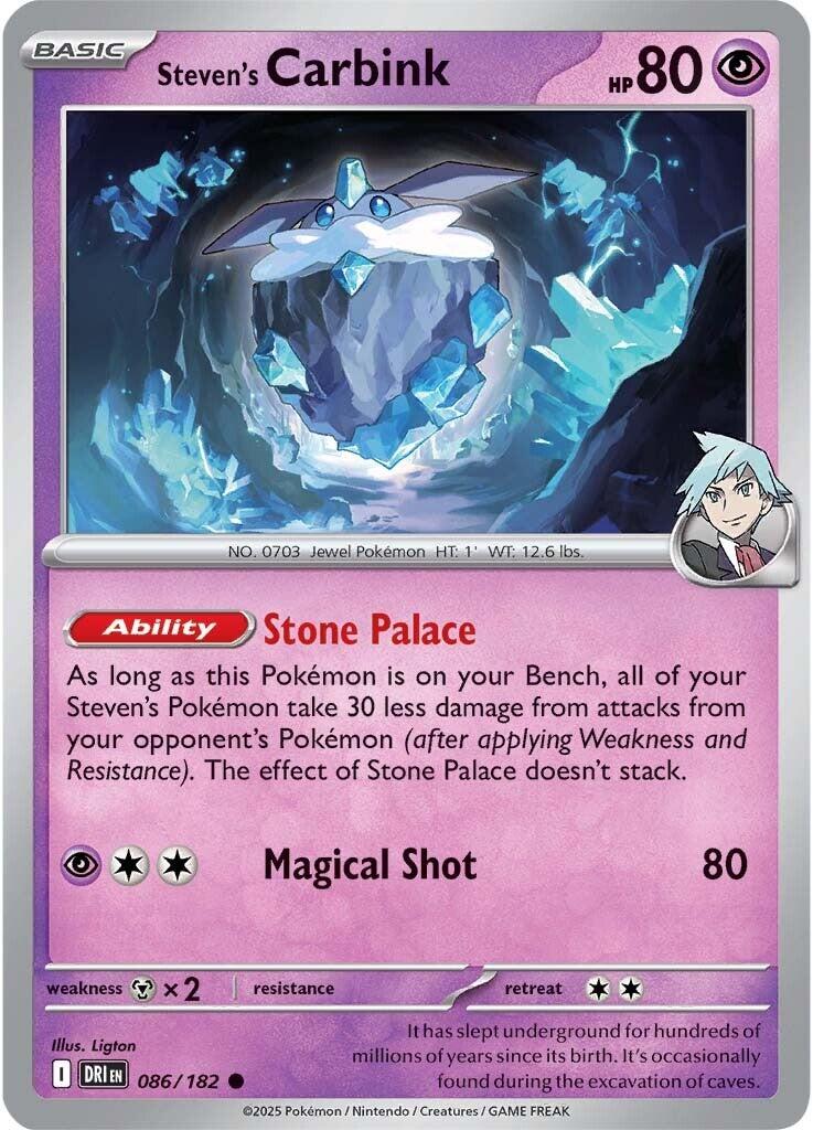 Steven's Carhink (086/182) [Scarlet & Violet: Destined Rivals]