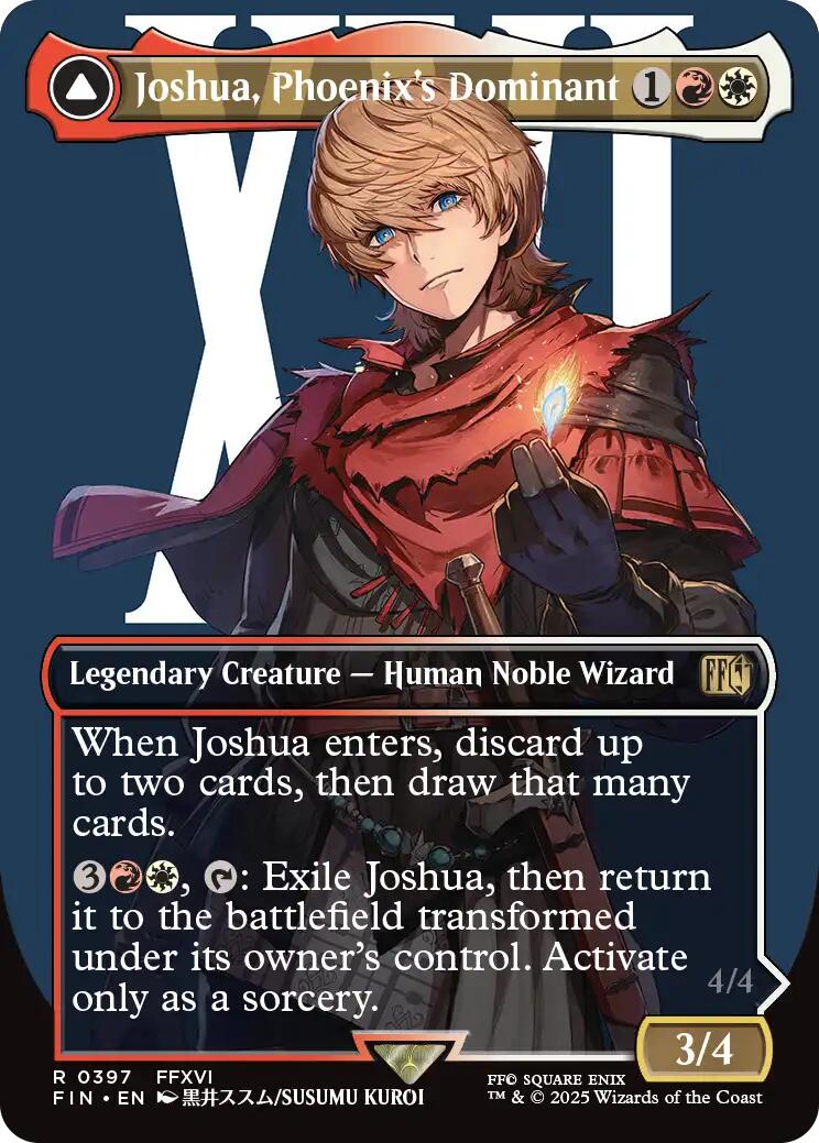 Joshua, Phoenix's Dominant (Borderless) [FINAL FANTASY : Through the Ages]