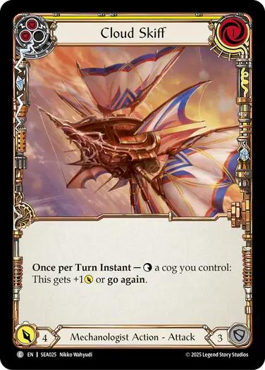 Cloud Skiff (Yellow) [SEA025] (High Seas)