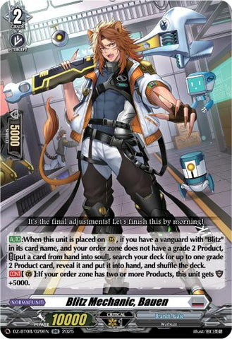 Blitz Mechnanic, Bauen (DZ-BT08/029EN) [DZ-BT08: Knights 0f Rebirth]