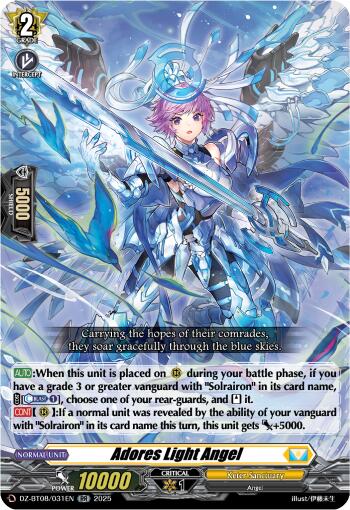 Adore Slight Angel (DZ-BT08/031EN) [DZ-BT08: Knights 0f Rebirth]