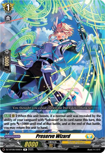 Preserve Wizard (DZ-BT08/056EN) [DZ-BT08: Knights 0f Rebirth]