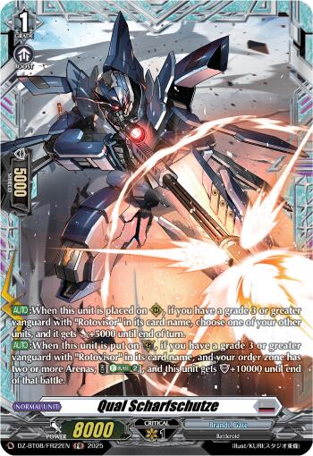 Qual Scharfschutze (DZ-BT08/FR22EN) [DZ-BT08: Knights 0f Rebirth]