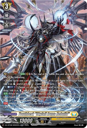 Youthberk "Skyfall Arms: Rebuild" (DZ-BT08/SR22EN) [DZ-BT08: Knights 0f Rebirth]