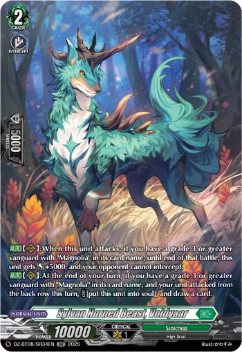 Sylvan Horned Beast, Voljaar (DZ-BT08/SR34EN) [DZ-BT08: Knights 0f Rebirth]