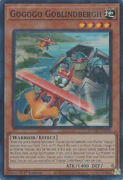 Gogogo Goblindbergh [DUAD-EN003] Super Rare