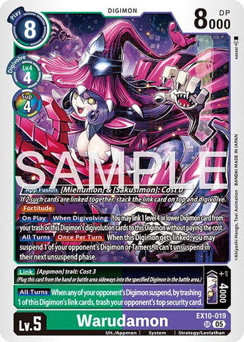 Warudamon [EX10-019] [Sinister Order]
