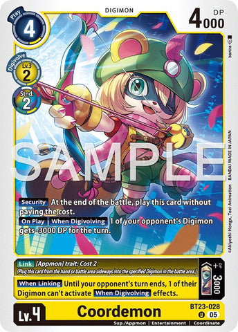 Coordemon [BT23-028] [Hackers' Slumber]