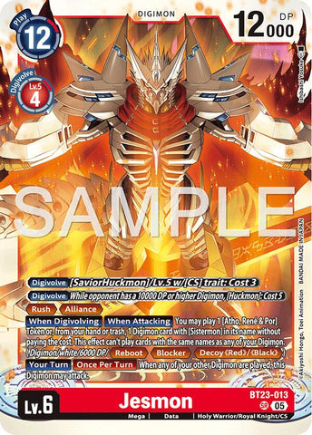 Jesmon [BT23-013] [Hackers' Slumber]