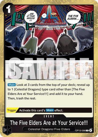 The Five Elders Are at Your Service!!! [Carrying On His Will]