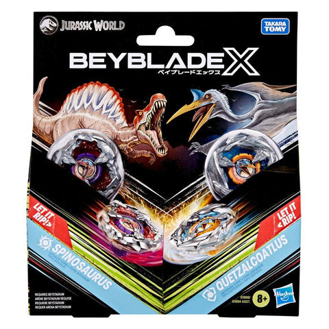 Beyblade X - Jurassic World Collab - Spinosaurus (Attack Type) / Quetzalcoatlus (Defense Type)