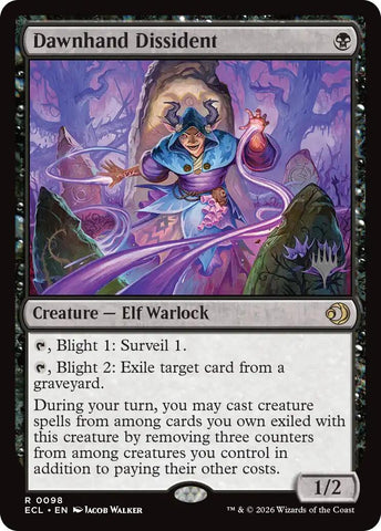 Dawnhand Dissident [Lorwyn Eclipsed Promos]