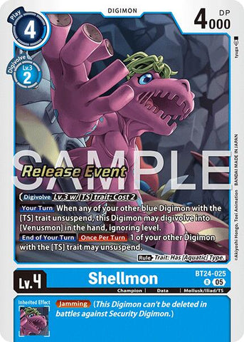 Shellmon [BT24-025] [Time Stranger Release Events Cards]