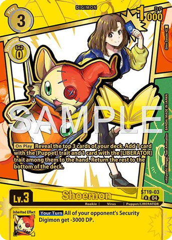 Shoemon [ST19-03] (Rare Pull) [Dawn of Liberator]