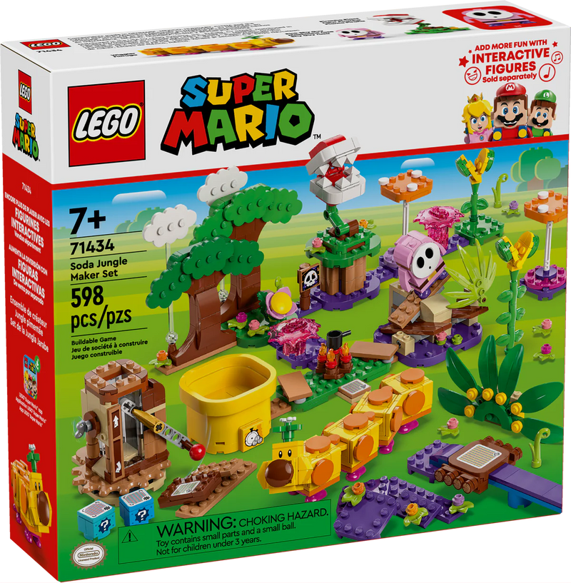 LEGO® SUPER MARIO™ Soda Jungle Maker Set 71434
